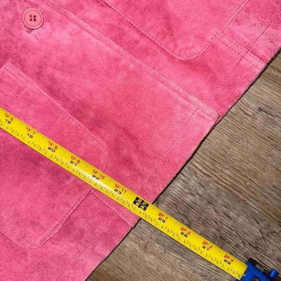 Sorbe • Pink Suede Jacket - Picture 8 of 12